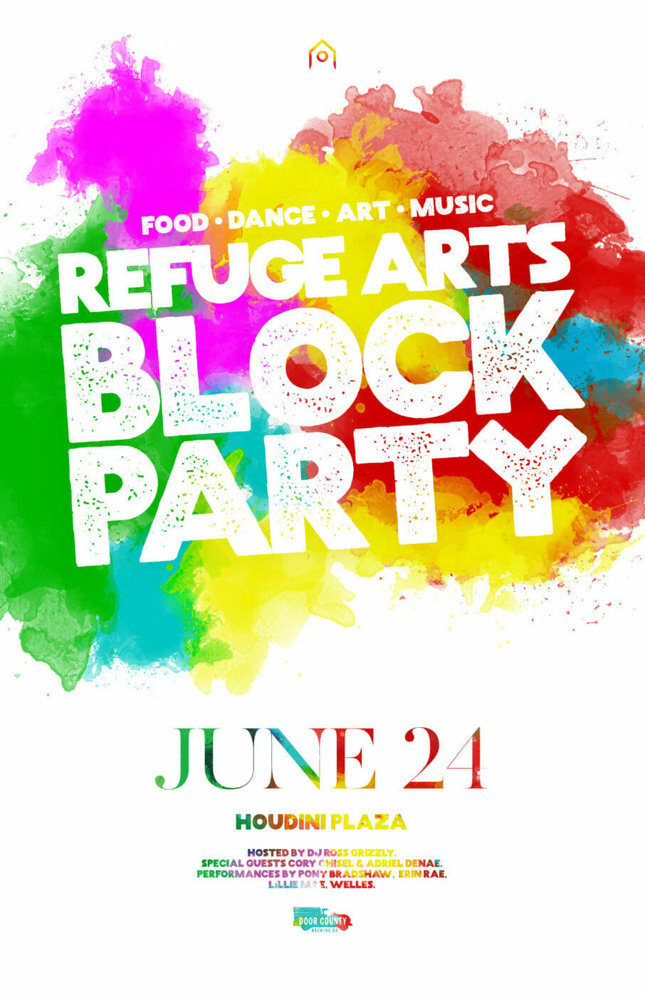 Refuge Block Party Poster