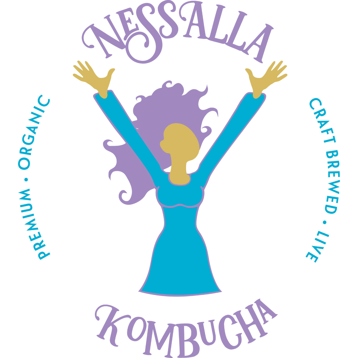 NessAlla Kombucha new Logo