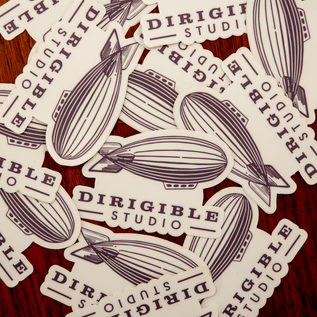 Dirigible Studio Logo Stickers